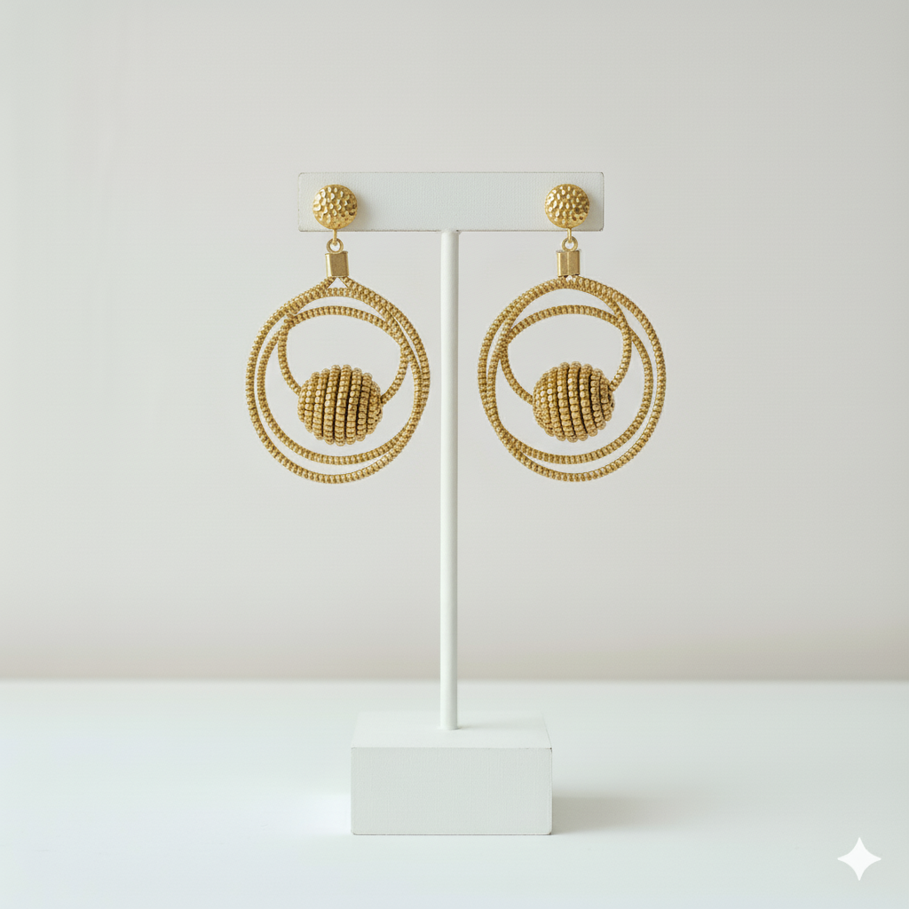 Boucles d'oreilles B-B1