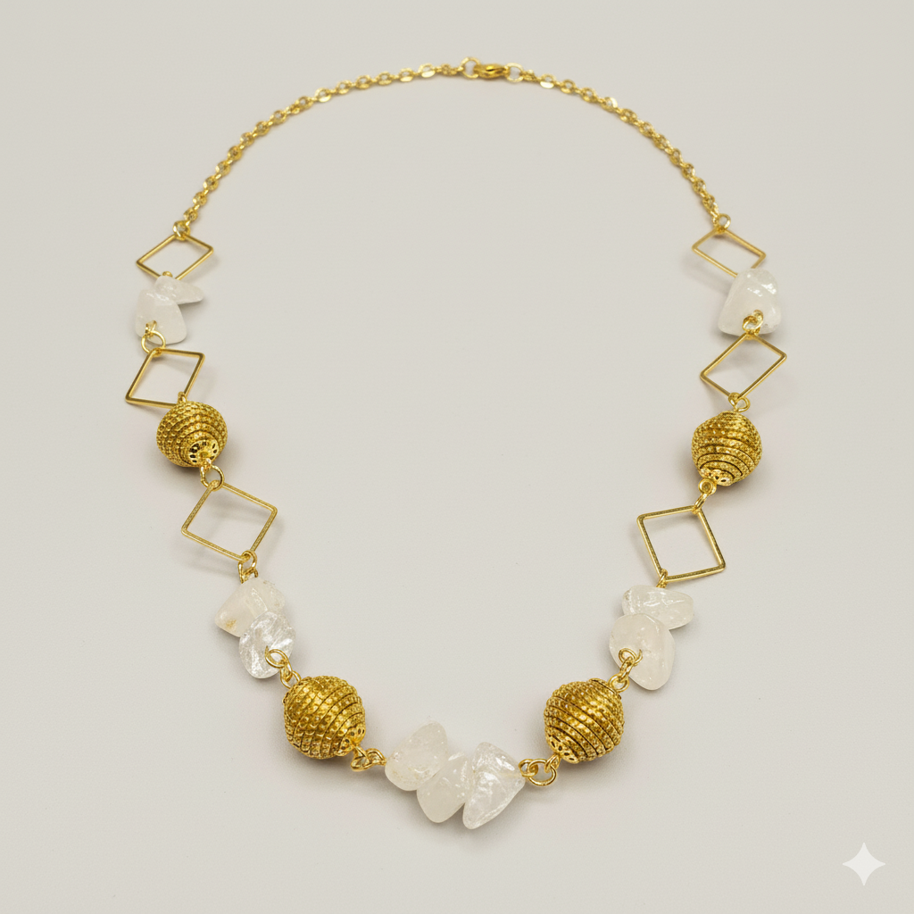 Collier CL-36 (cristal de roche)