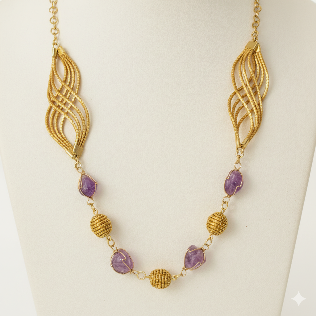 Collier CL-64 (amethyste)